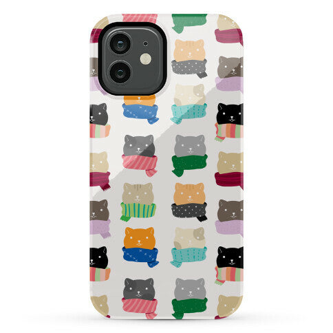Cats In Scarfs Pattern Phone Case